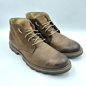 Sorel Madson II Watwrproof Chukka Boots Mens Size 11 Tobacco Leather Gorpcore